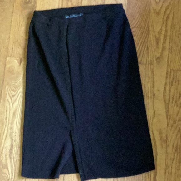 ⚜️  Corduroy Willi Smith Italian Pencil Skirt 8/10 Vintage Cool - Picture 12 of 16